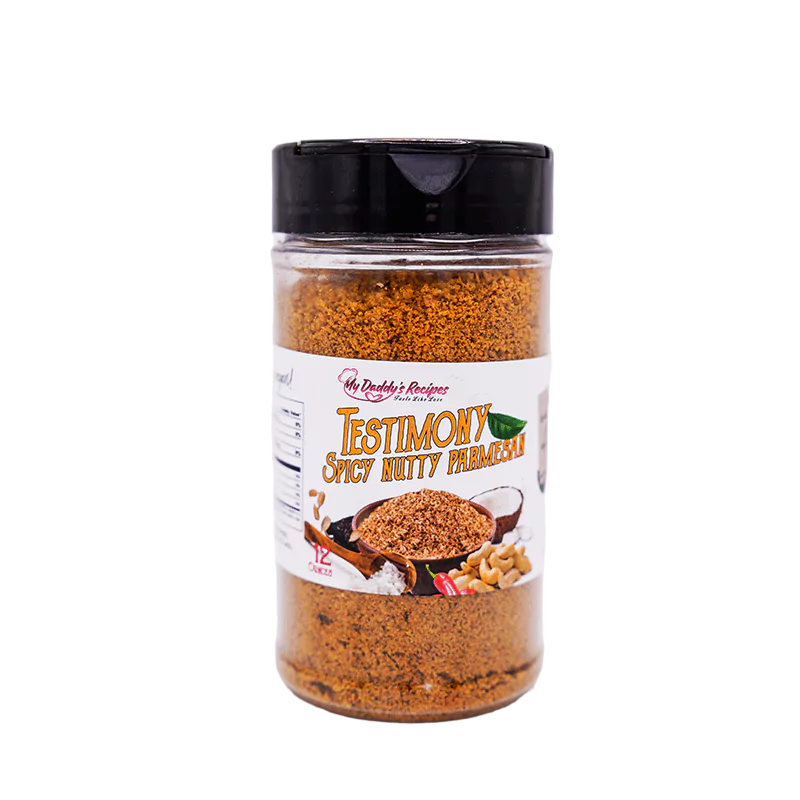Testimony ( spicy nutty Parmesan) - My Daddy’s Recipes